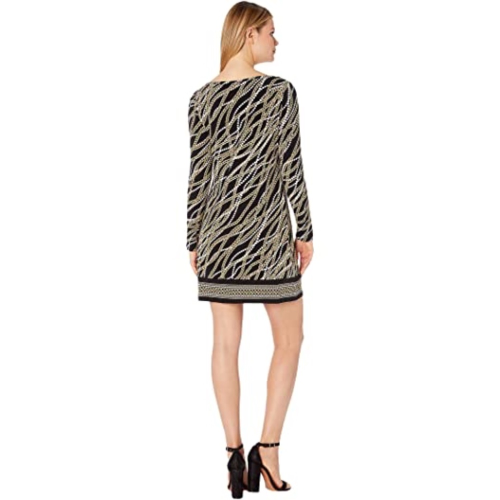 MICHAEL Michael Kors Link Strand Long Sleeve Dress - Picture 2 of 5